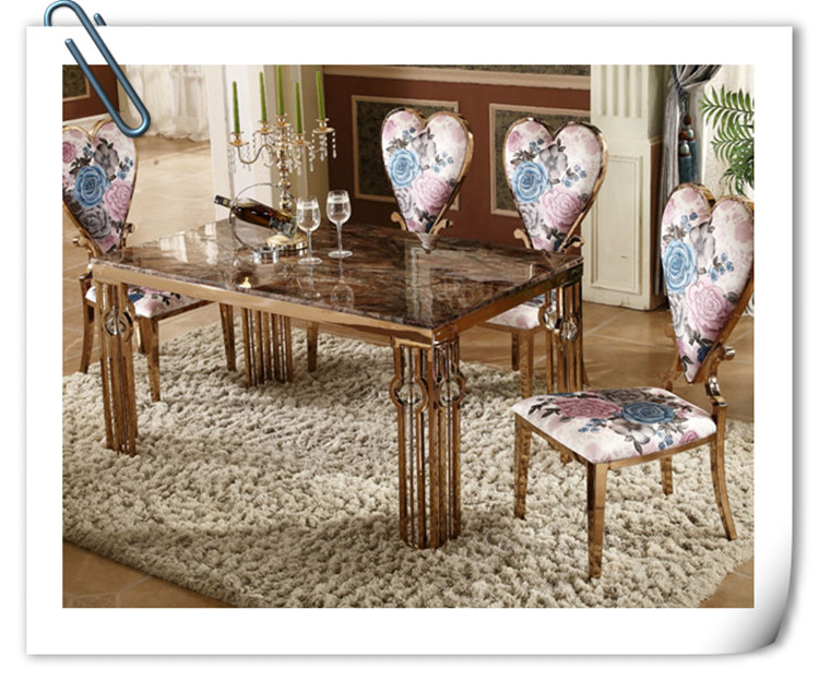 不锈钢餐桌轻奢风格外型美观使用舒适高品质生活的象征-鑫广意