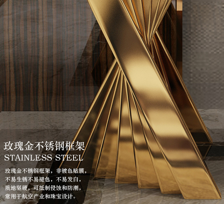 鑫广意赋予了不锈钢家具与生俱来的高雅气质使整体视觉效果和谐一致